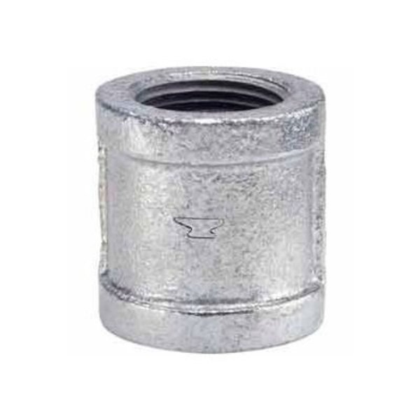 Anvil 1-1/4 In Galvanized Malleable Coupling 150 PSI Lead Free 811080811